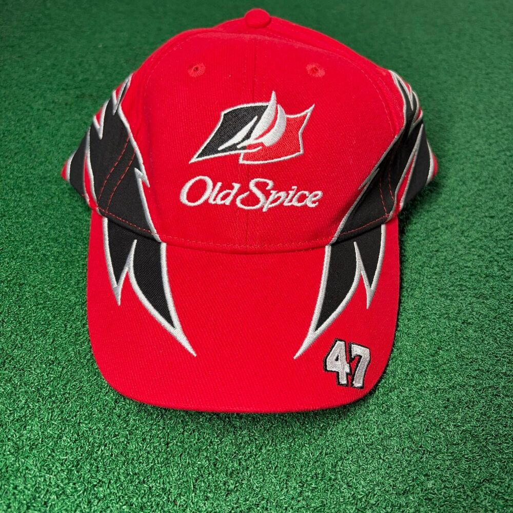 OS Mens – Old Spice #47 Cal Naughton Jr Talladega Nights Racing Hat
